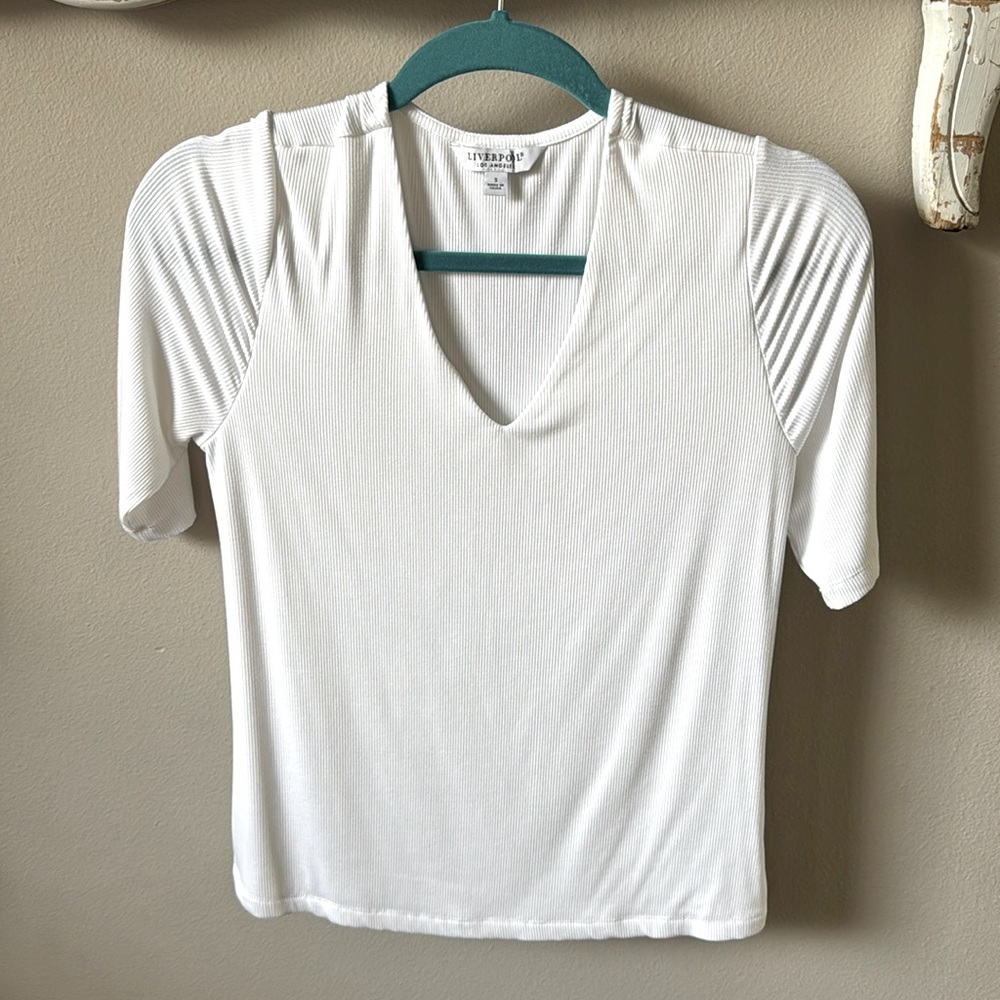 Liverpool Womens White Top